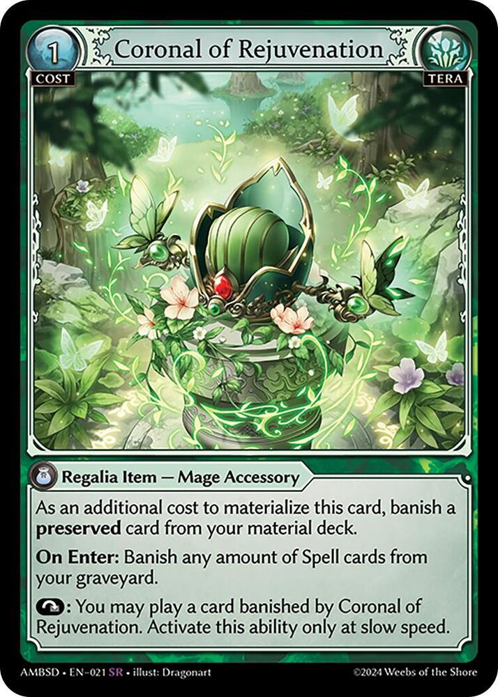 Coronal of Rejuvenation 021 (Mortal Ambition Starter Decks)  | Good Games Adelaide SA