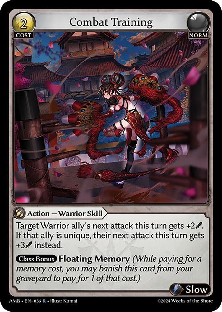 Combat Training 036 (Mortal Ambition)  | Good Games Adelaide SA