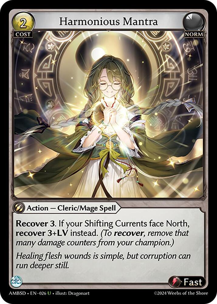 Harmonious Mantra 026 (Mortal Ambition Starter Decks)  | Good Games Adelaide SA
