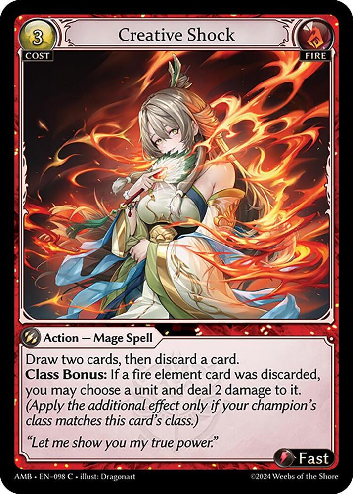 Creative Shock 098 (Mortal Ambition)  - Foil | Good Games Adelaide SA