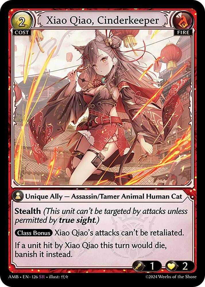 Xiao Qiao Cinderkeeper 126 (Mortal Ambition)  - Foil | Good Games Adelaide SA
