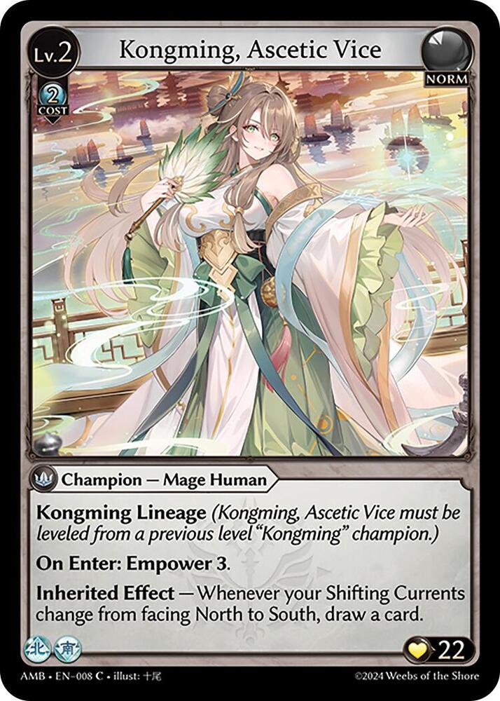 Kongming Ascetic Vice 008 (Mortal Ambition)  - Foil | Good Games Adelaide SA
