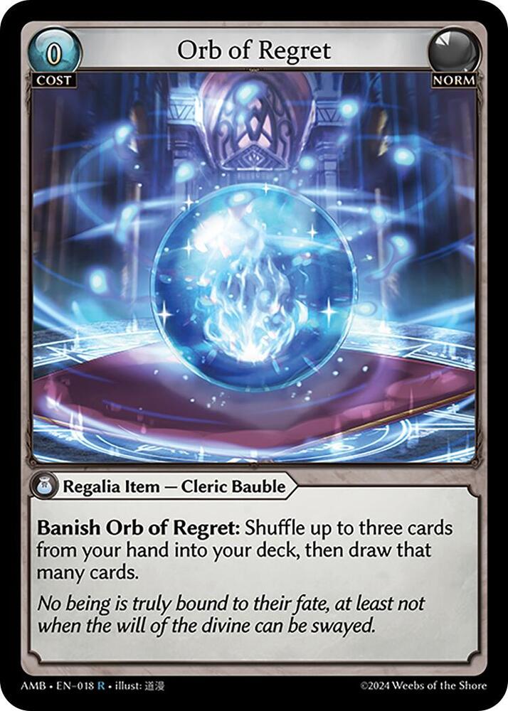 Orb of Regret 018 (Mortal Ambition)  | Good Games Adelaide SA