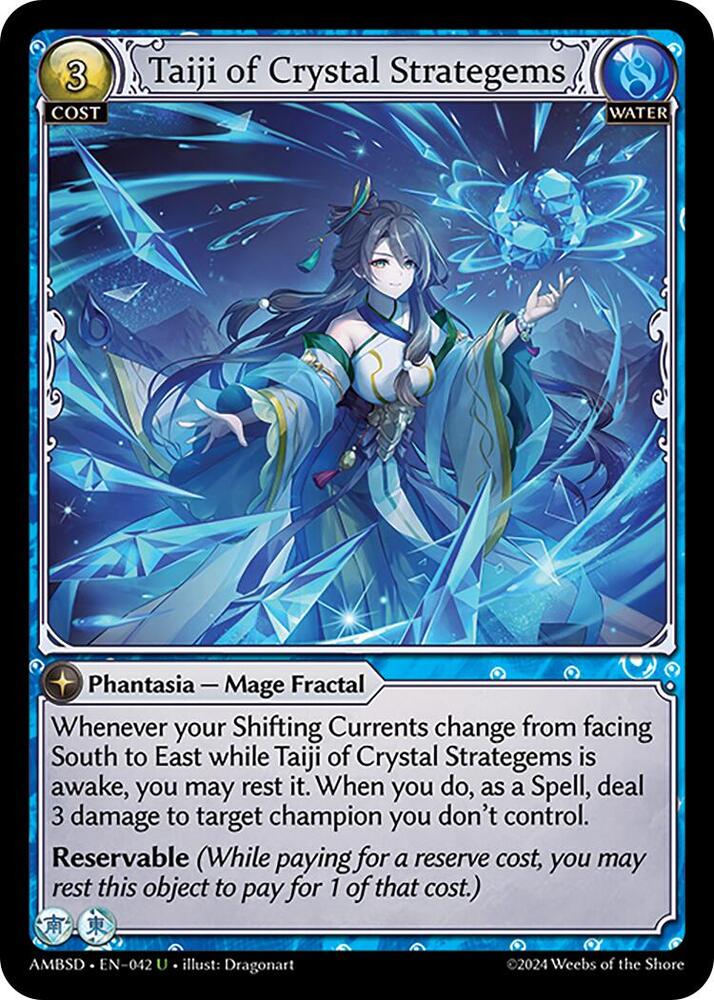 Taiji of Crystal Strategems 042 (Mortal Ambition Starter Decks)  | Good Games Adelaide SA