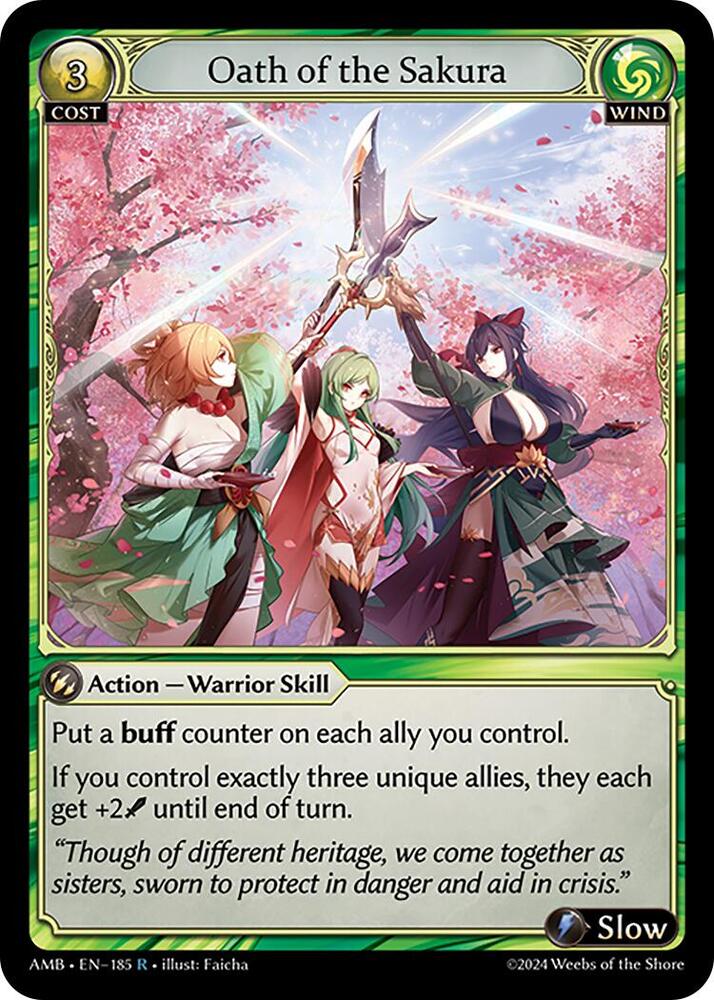 Oath of the Sakura 185 (Mortal Ambition)  - Foil | Good Games Adelaide SA