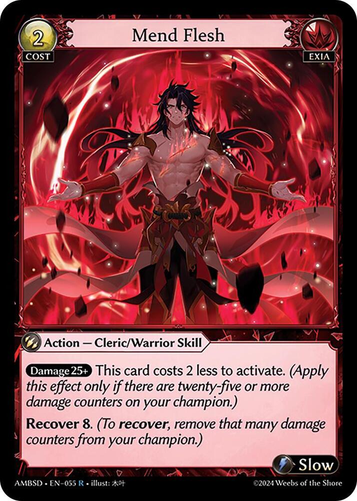 Mend Flesh 055 (Mortal Ambition Starter Decks)  | Good Games Adelaide SA