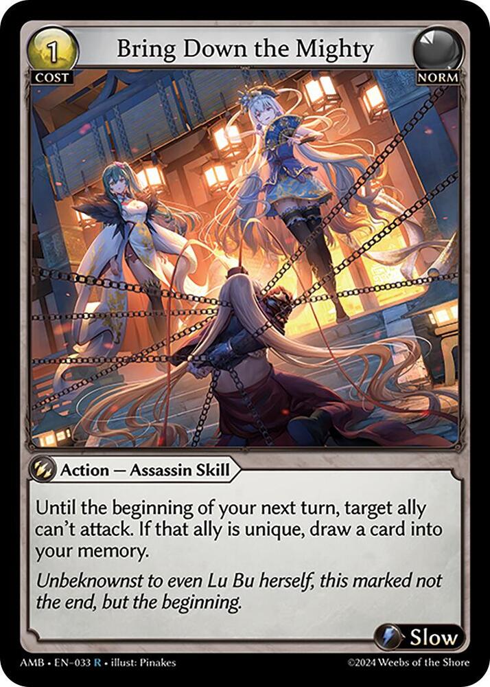 Bring Down the Mighty 033 (Mortal Ambition)  - Foil | Good Games Adelaide SA