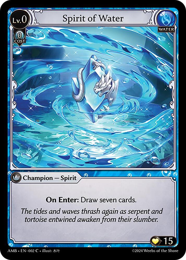 Spirit of Water 002 (Mortal Ambition)  | Good Games Adelaide SA