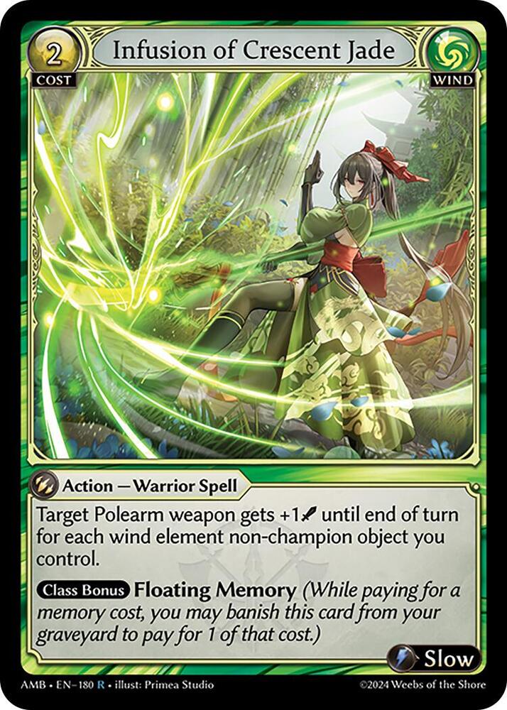 Infusion of Crescent Jade 180 (Mortal Ambition)  - Foil | Good Games Adelaide SA