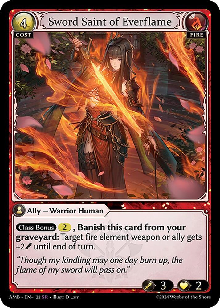 Sword Saint of Everflame 122 (Mortal Ambition)  | Good Games Adelaide SA