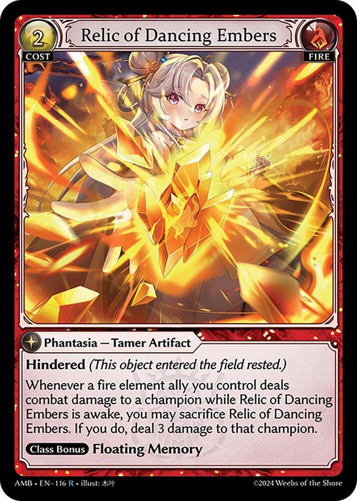 Relic of Dancing Embers 116 (Mortal Ambition)  | Good Games Adelaide SA