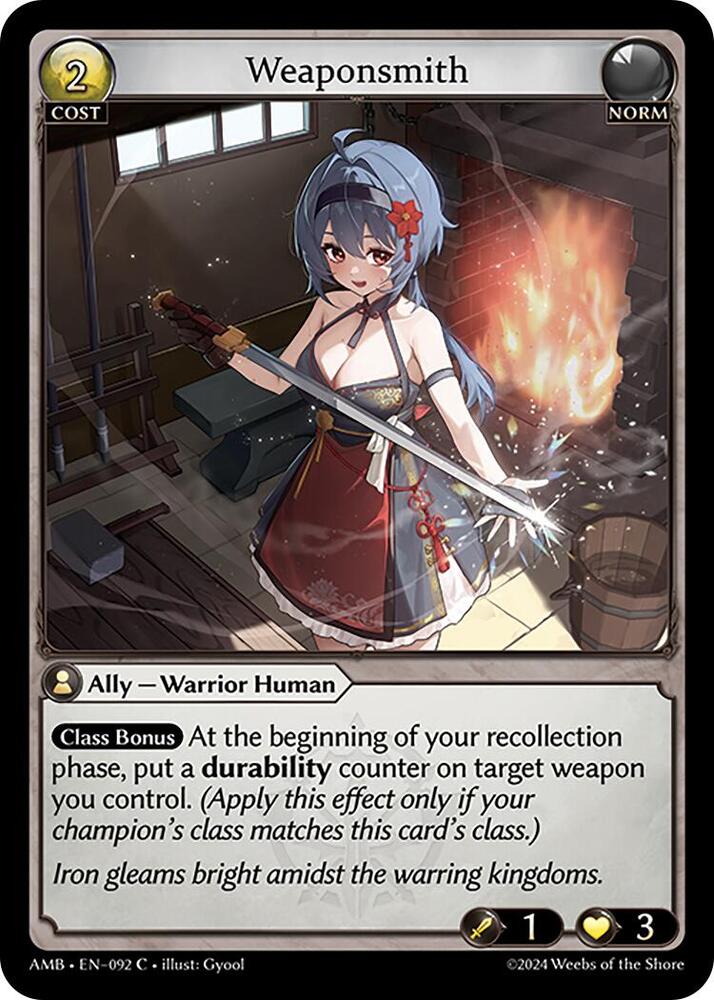 Weaponsmith 092 (Mortal Ambition)  | Good Games Adelaide SA
