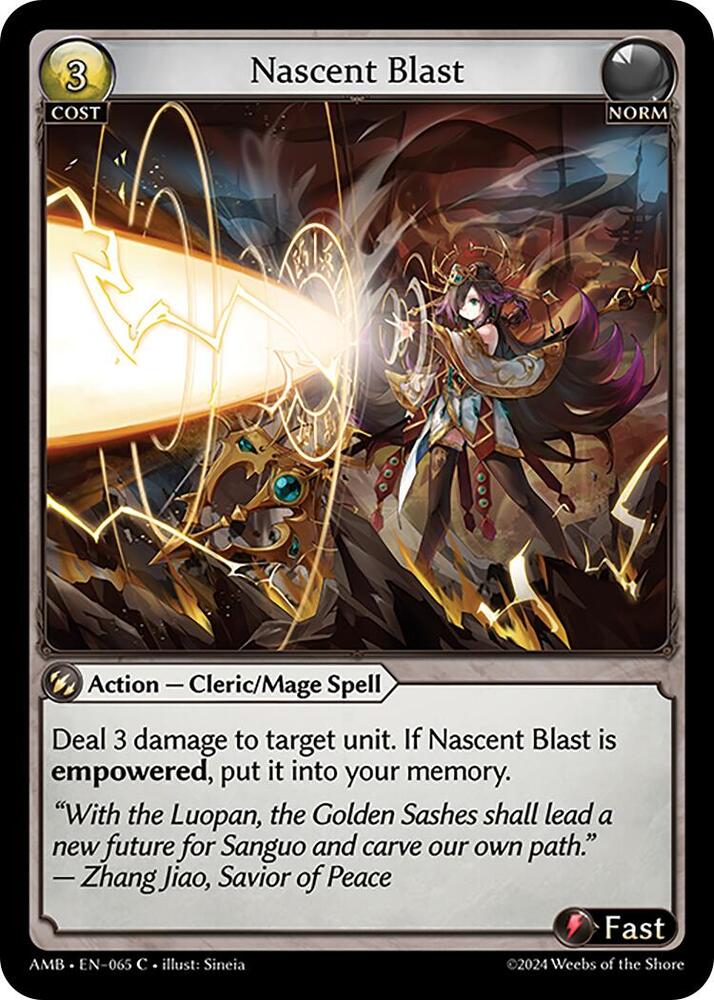 Nascent Blast 065 (Mortal Ambition)  | Good Games Adelaide SA