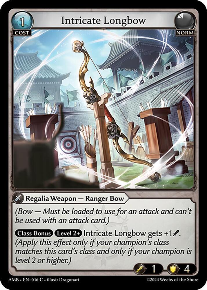 Intricate Longbow 016 (Mortal Ambition)  - Foil | Good Games Adelaide SA