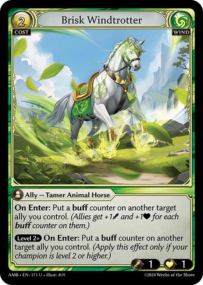 Brisk Windtrotter 171 (Mortal Ambition)  - Foil | Good Games Adelaide SA