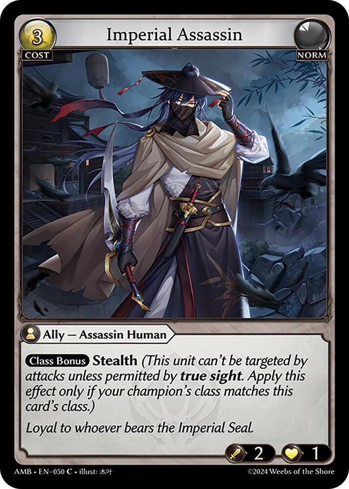 Imperial Assassin 050 (Mortal Ambition)  - Foil | Good Games Adelaide SA
