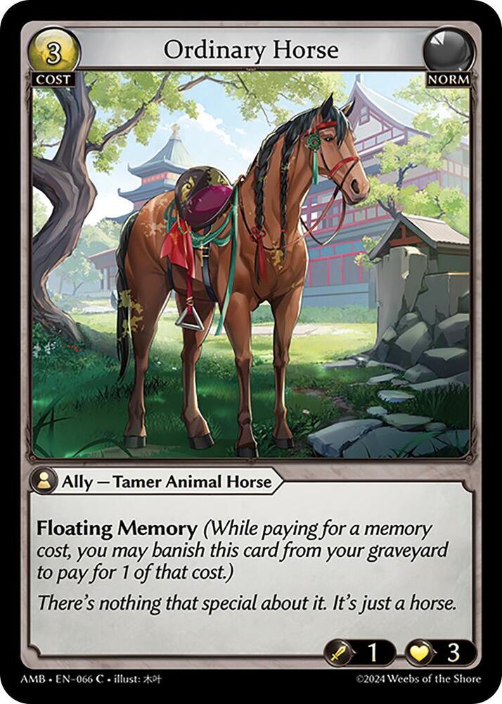 Ordinary Horse 066 (Mortal Ambition)  | Good Games Adelaide SA