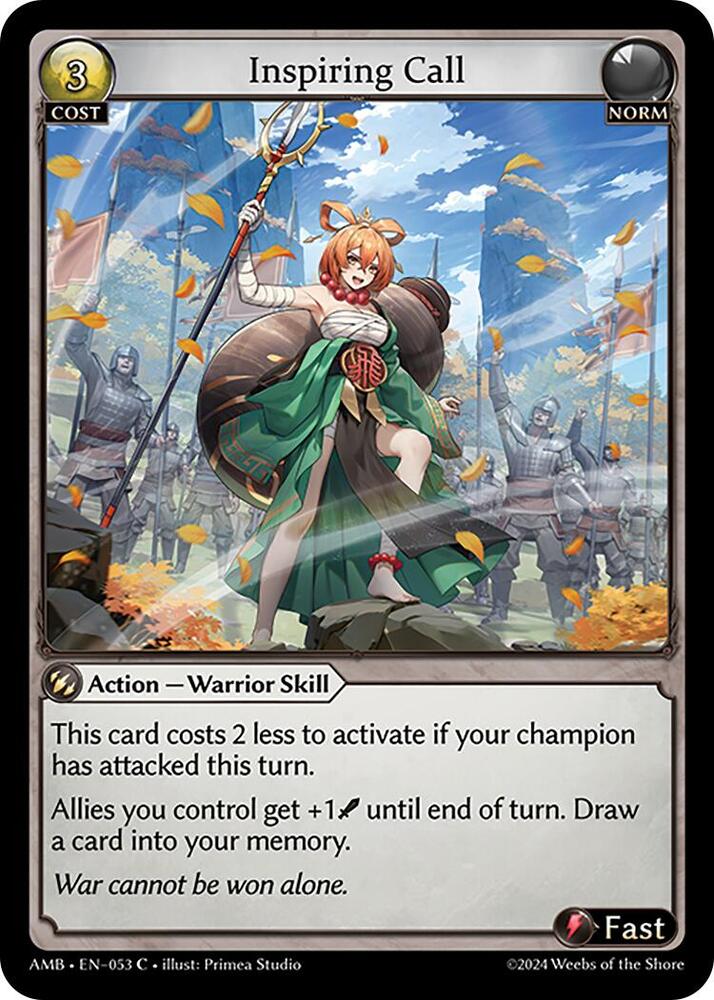 Inspiring Call 053 (Mortal Ambition)  - Foil | Good Games Adelaide SA