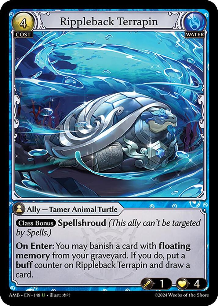 Rippleback Terrapin 148 (Mortal Ambition)  - Foil | Good Games Adelaide SA