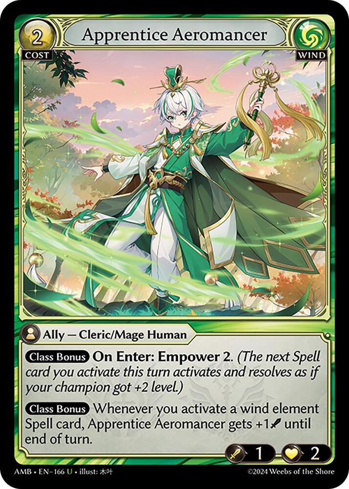 Apprentice Aeromancer 166 (Mortal Ambition)  - Foil | Good Games Adelaide SA