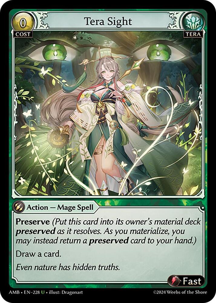 Tera Sight 228 (Mortal Ambition)  - Foil | Good Games Adelaide SA