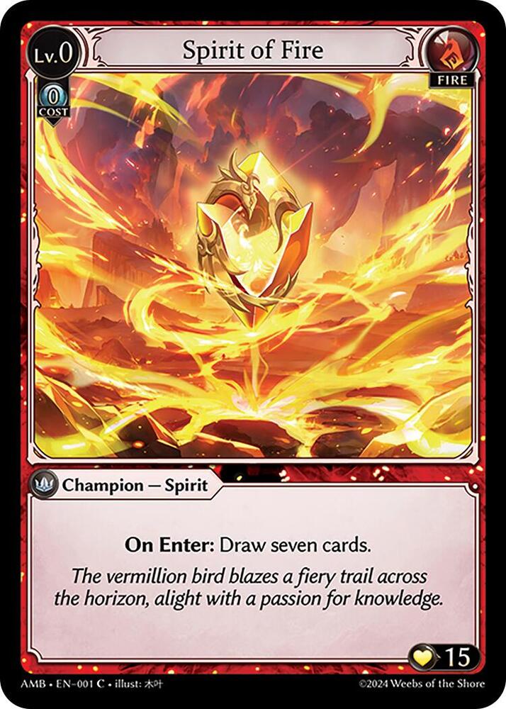 Spirit of Fire 001 (Mortal Ambition)  | Good Games Adelaide SA
