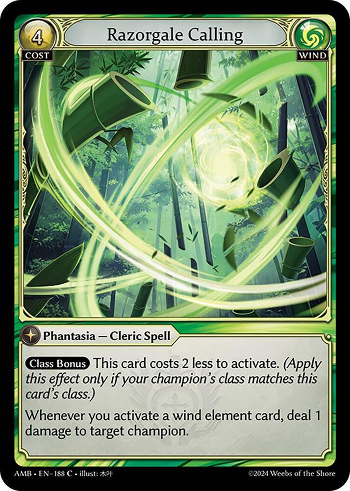 Razorgale Calling 188 (Mortal Ambition)  - Foil | Good Games Adelaide SA