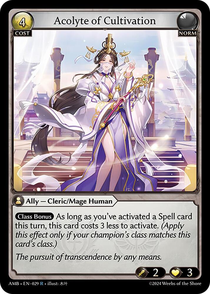 Acolyte of Cultivation 029 (Mortal Ambition)  - Foil | Good Games Adelaide SA