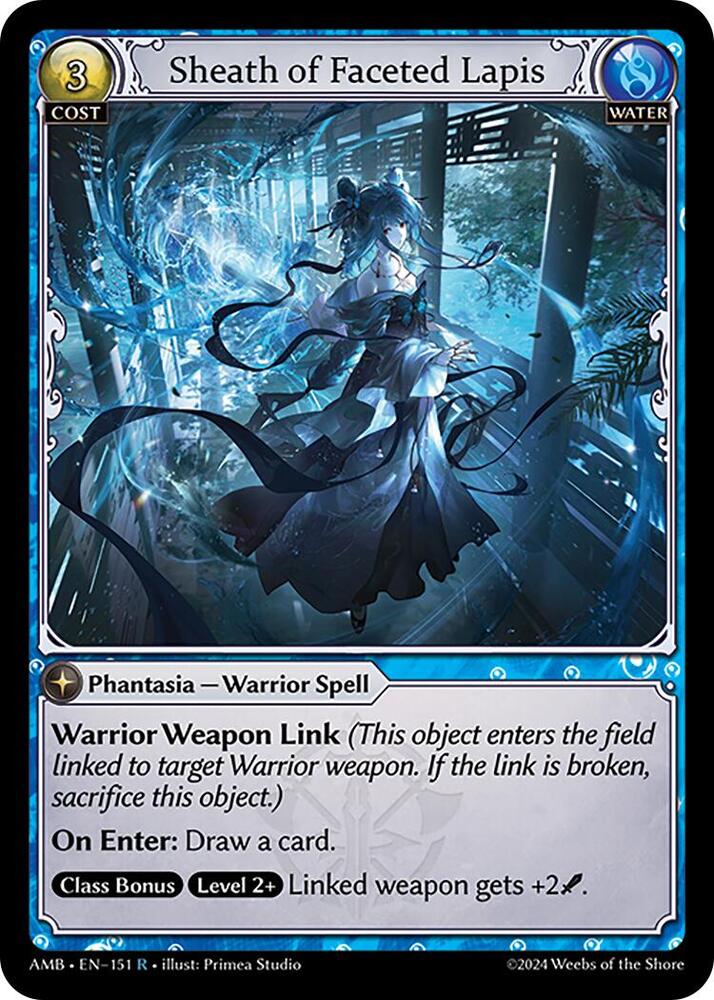Sheath of Faceted Lapis 151 (Mortal Ambition)  - Foil | Good Games Adelaide SA