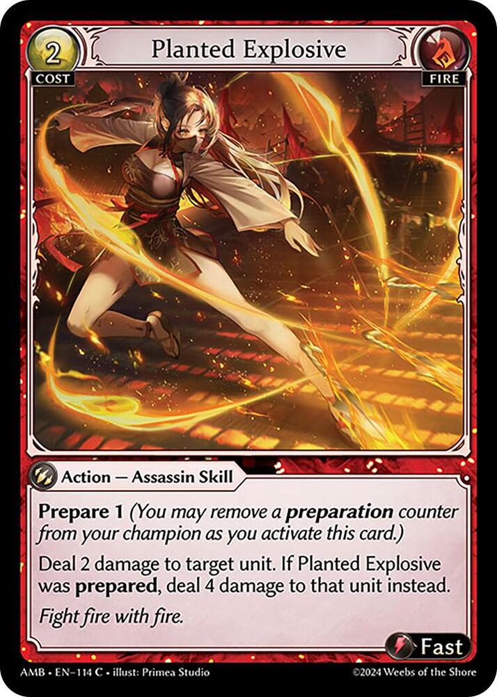 Planted Explosive 114 (Mortal Ambition)  - Foil | Good Games Adelaide SA