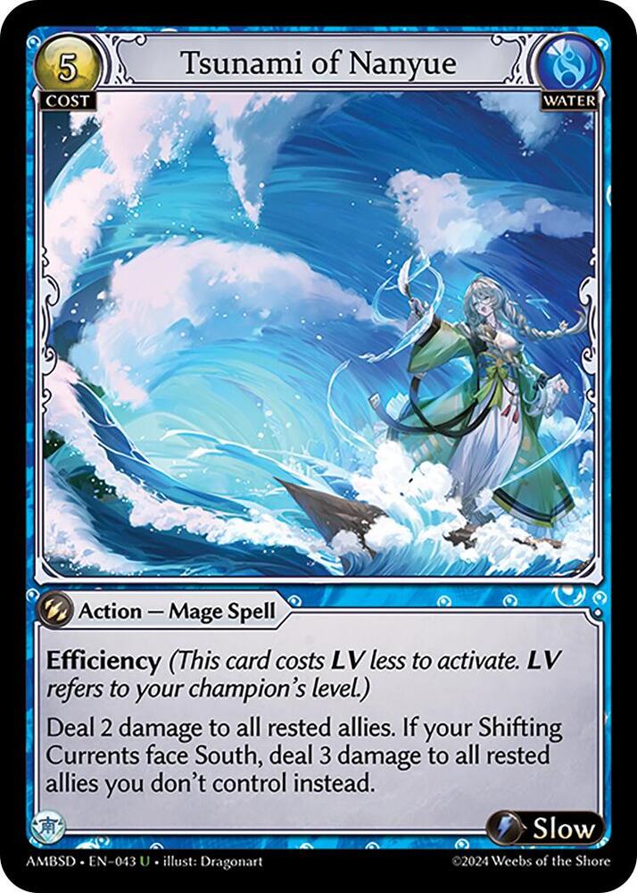 Tsunami of Nanyue 043 (Mortal Ambition Starter Decks)  | Good Games Adelaide SA