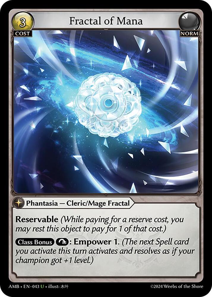Fractal of Mana 043 (Mortal Ambition)  - Foil | Good Games Adelaide SA