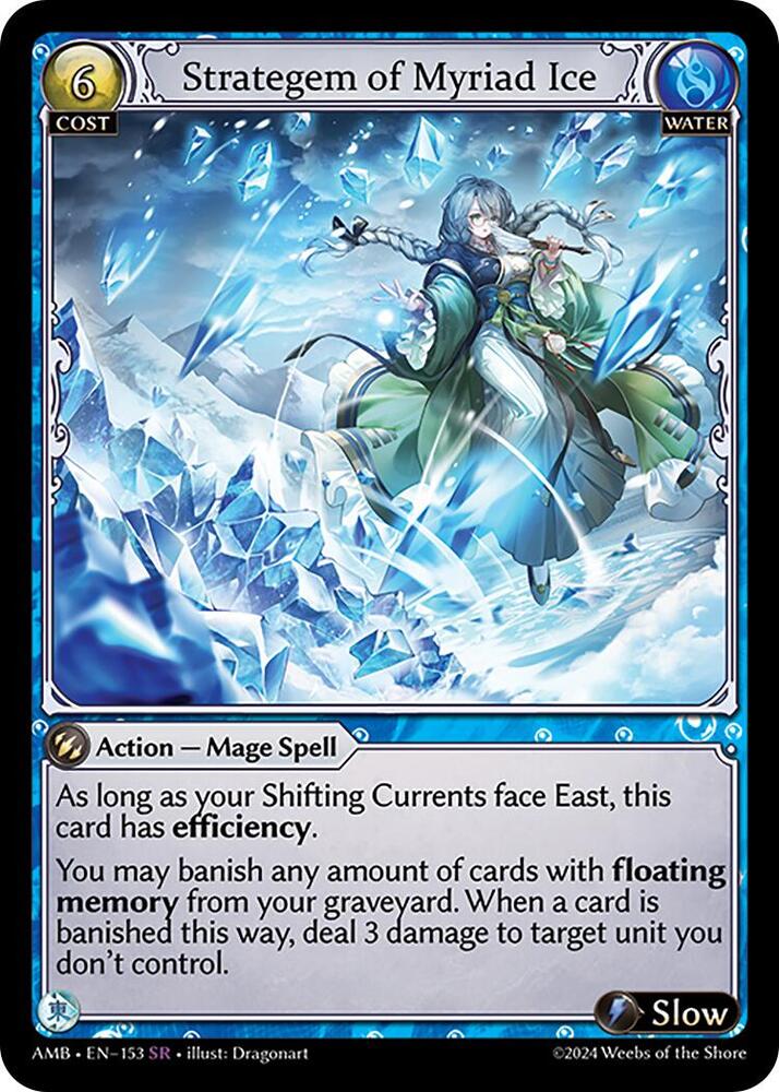 Strategem of Myriad Ice 153 (Mortal Ambition)  - Foil | Good Games Adelaide SA