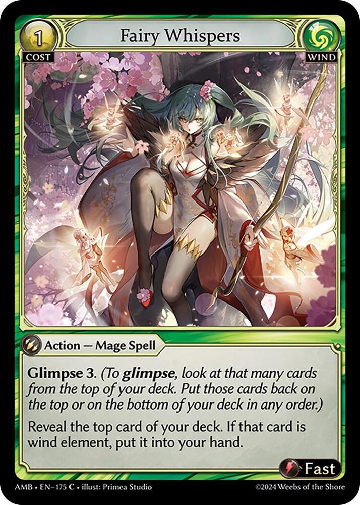 Fairy Whispers 175 (Mortal Ambition)  - Foil | Good Games Adelaide SA