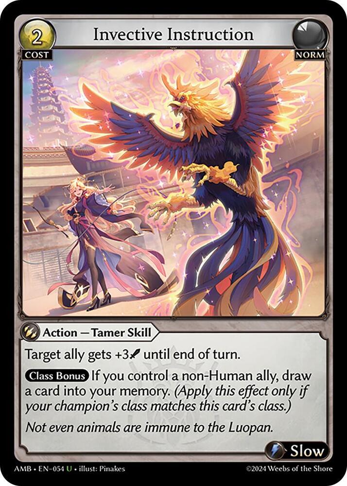 Invective Instruction 054 (Mortal Ambition)  - Foil | Good Games Adelaide SA