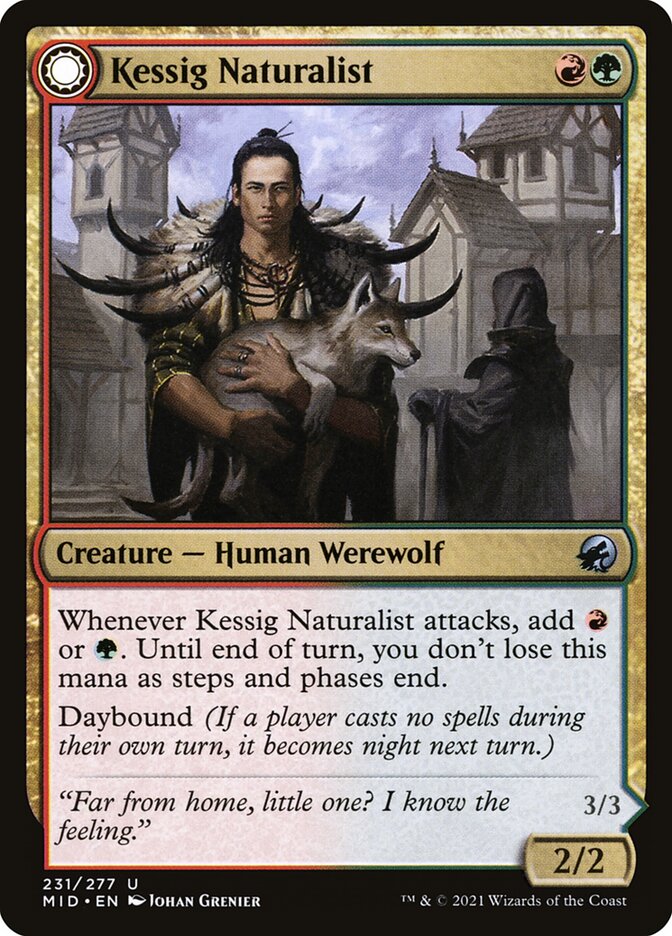 Kessig Naturalist // Lord of the Ulvenwald 231 (Innistrad: Midnight Hunt)  | Good Games Adelaide SA