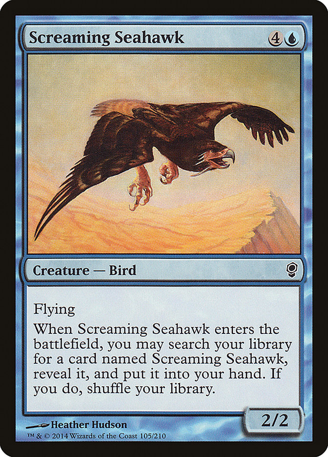 Screaming Seahawk 105 (Conspiracy)  - Foil | Good Games Adelaide SA