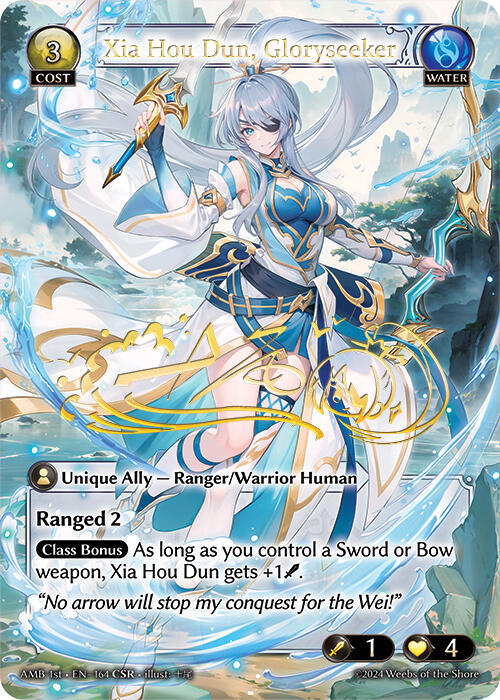 Xia Hou Dun Gloryseeker CSR 164 (Mortal Ambition)  - Foil | Good Games Adelaide SA