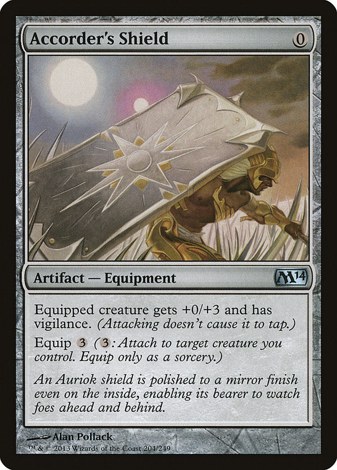 Accorder's Shield 204 (Magic 2014 (M14))  - Foil | Good Games Adelaide SA