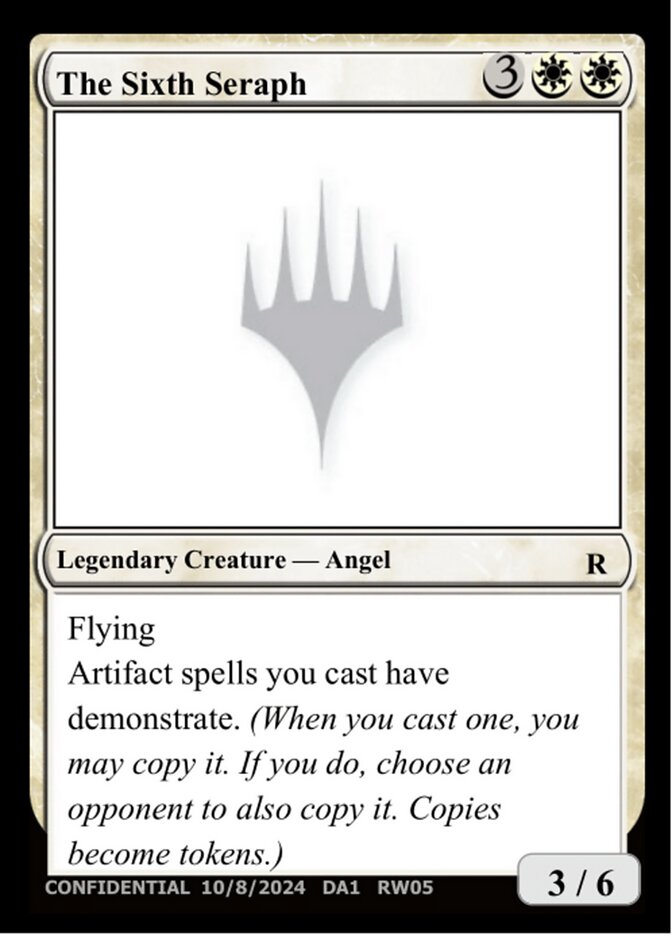 The Sixth Seraph  (Un-Known Event Playtest Cards)  | Good Games Adelaide SA