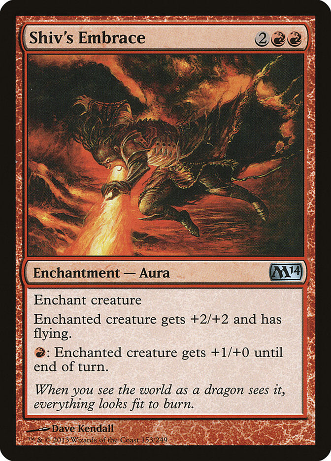 Shiv's Embrace 153 (Magic 2014 (M14))  | Good Games Adelaide SA
