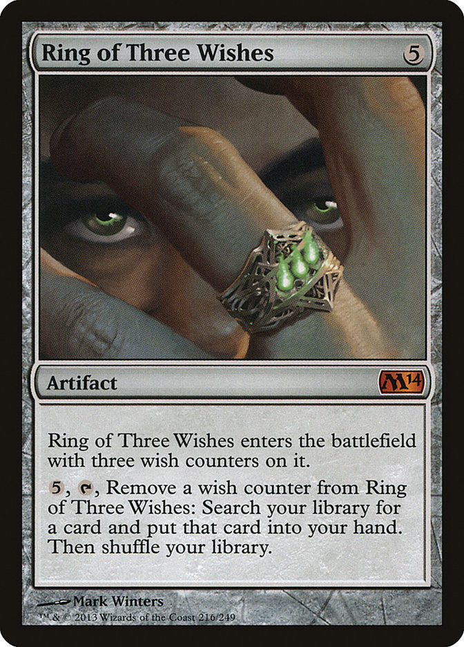 Ring of Three Wishes 216 (Magic 2014 (M14))  - Foil | Good Games Adelaide SA