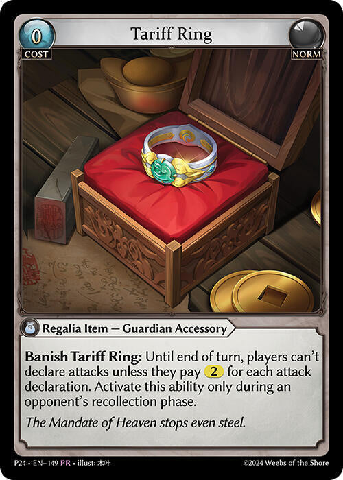 Tariff Ring 149 (Promotional Cards)  - Foil | Good Games Adelaide SA