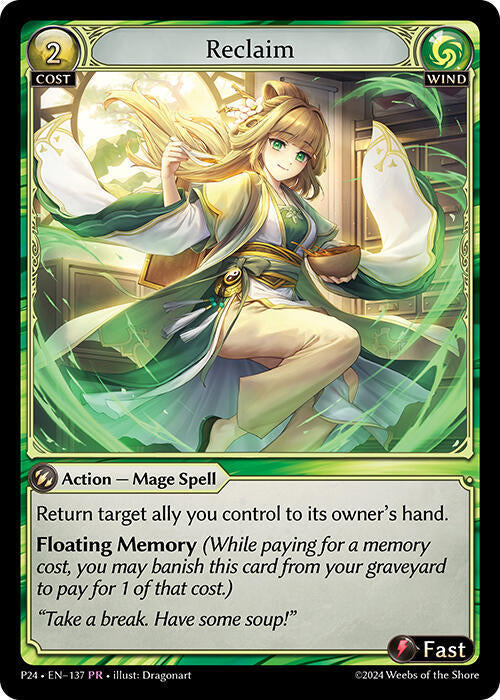Reclaim 137 (Promotional Cards)  - Foil | Good Games Adelaide SA