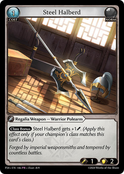 Steel Halberd 146 (Promotional Cards)  - Foil | Good Games Adelaide SA
