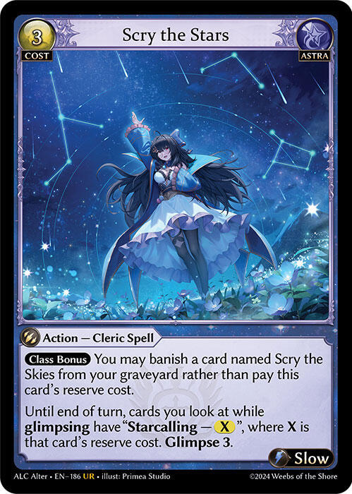 Scry the Stars 186 (Alchemical Revolution Alter Edition)  - Foil | Good Games Adelaide SA