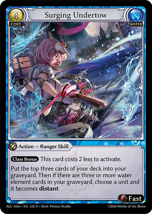 Surging Undertow 232 (Alchemical Revolution Alter Edition)  | Good Games Adelaide SA