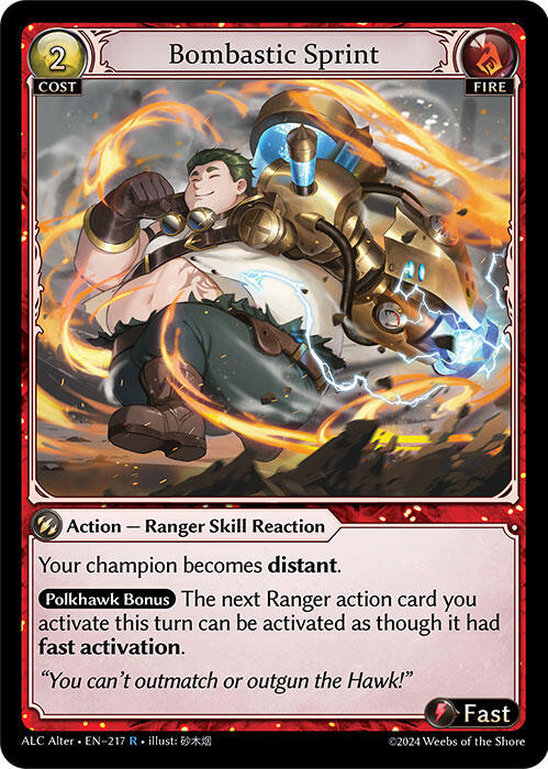 Bombastic Sprint 217 (Alchemical Revolution Alter Edition)  | Good Games Adelaide SA