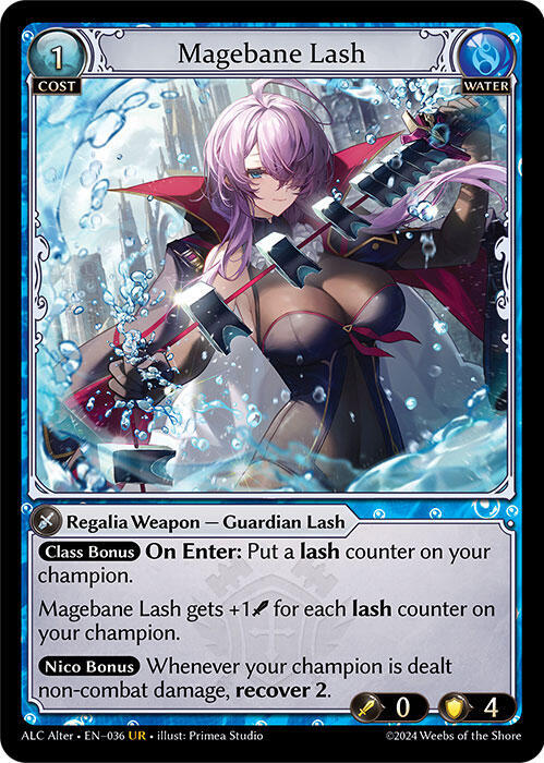Magebane Lash 036 (Alchemical Revolution Alter Edition)  - Foil | Good Games Adelaide SA