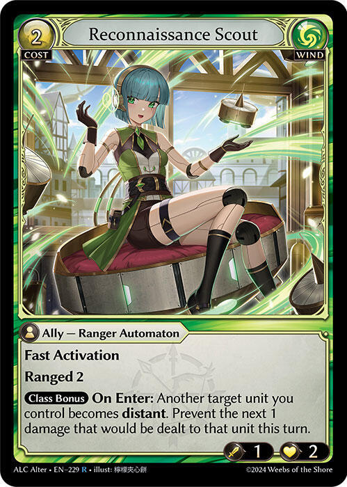 Reconnaissance Scout 229 (Alchemical Revolution Alter Edition)  - Foil | Good Games Adelaide SA
